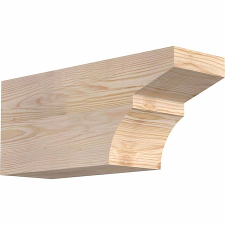 Ekena Millwork Monterey Smooth Rafter Tail, Douglas Fir, 5 1/2"W x 8"H x 18"L RFT06X08X18MON00SDF